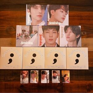 Seventeen kpop semicolon album bundle weaving kit Joshua jeonghan the8 wonwoo